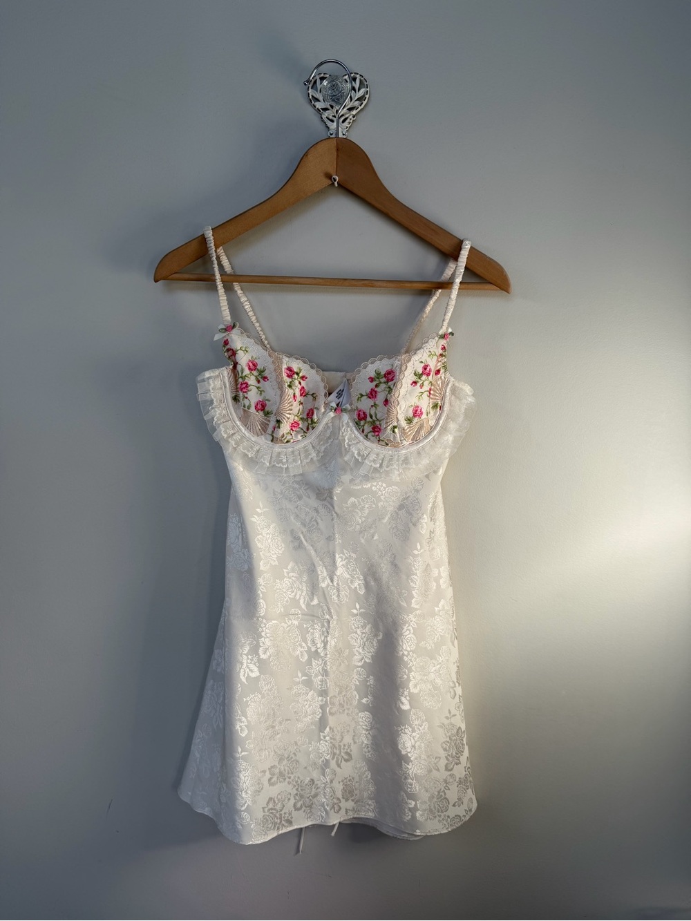 For Love & Lemons satin slip dress